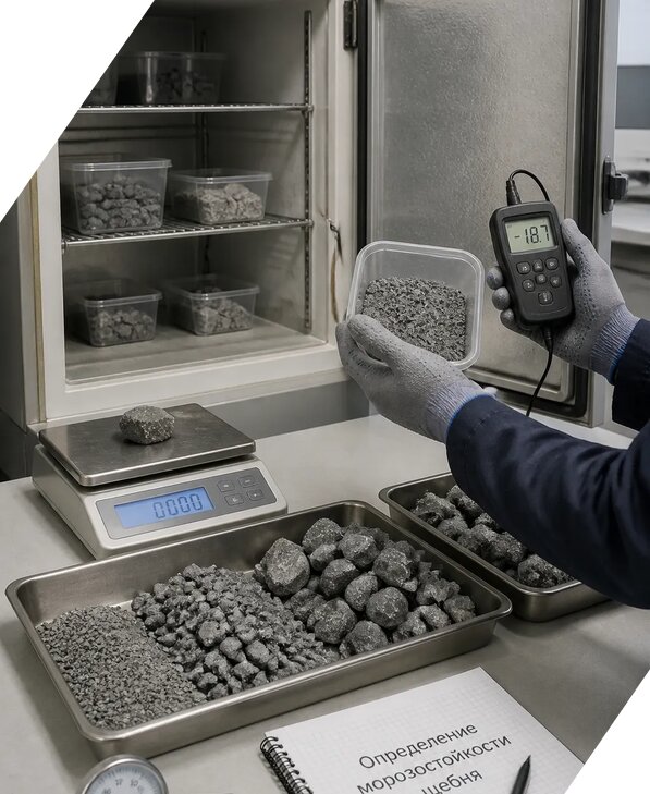 Определение морозостойкости щебня в Дзержинске от 3558 р. | ЭкспертизаРоссия